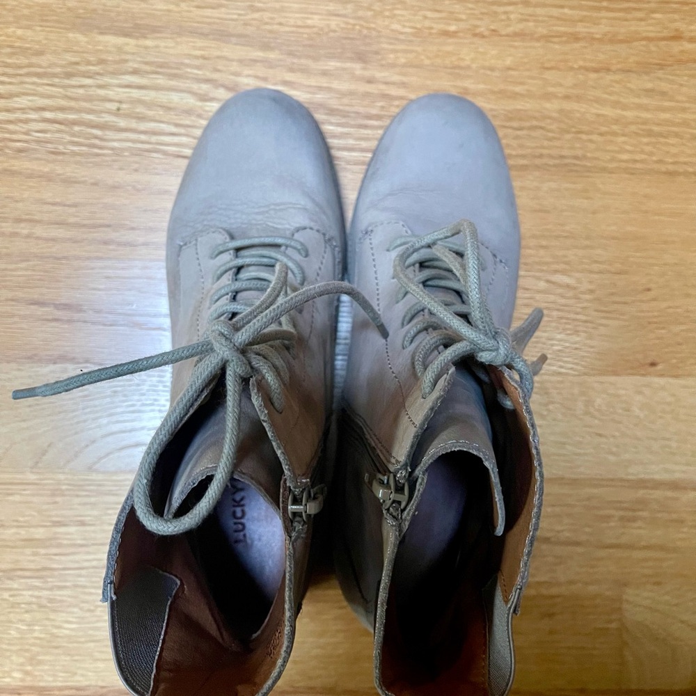 LUCKY BRAND combat boots 7.5 - Picture 2 of 9